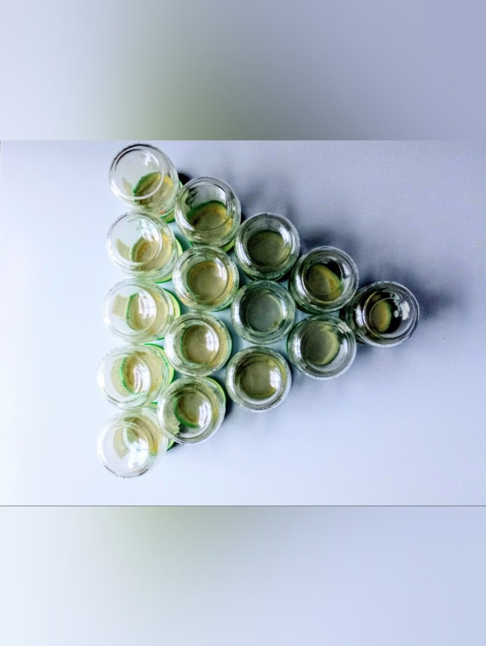 Green Lid 4 Oz Baby Food Jars - Pack of 15 - Picture 2 of 4